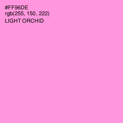 #FF96DE - Light Orchid Color Image